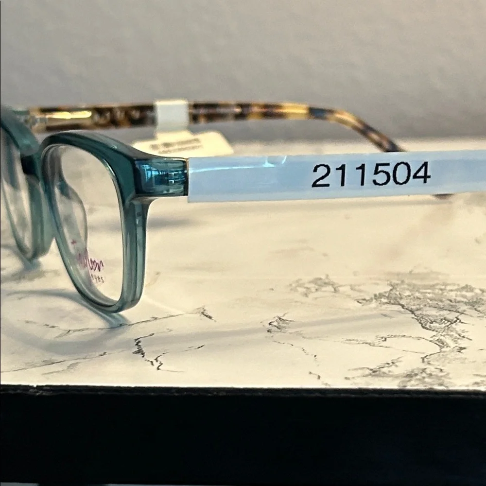 Taylor Eyes Teal Glasses For Women Size 48-16-135